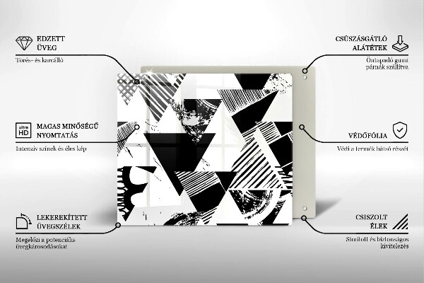 Protector encimera Triángulos geométricos