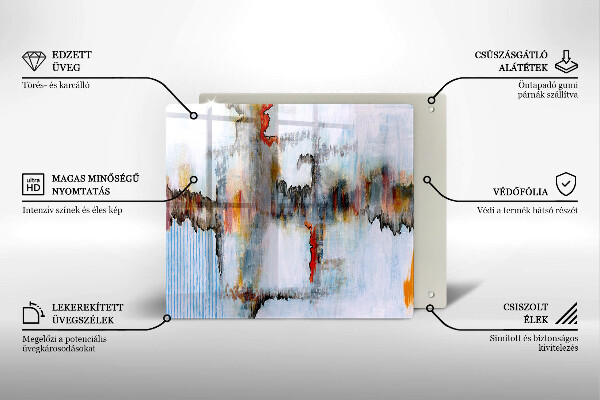 Protector encimera Pinturas de abstraccion