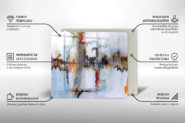 Protector encimera Pinturas de abstraccion