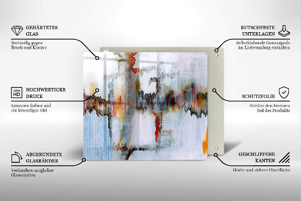 Protector encimera Pinturas de abstraccion