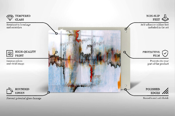 Protector encimera Pinturas de abstraccion