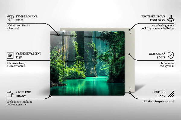 Protector encimera Paisaje de laguna