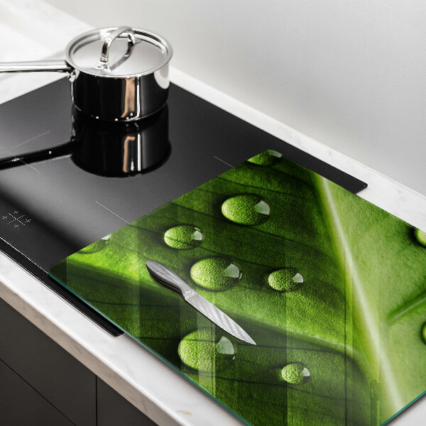 Protector encimera Hoja y rocío de la naturaleza