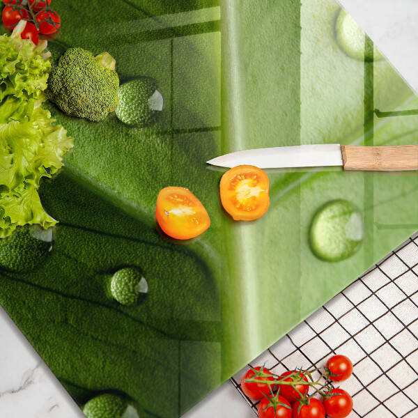 Protector encimera Hoja y rocío de la naturaleza