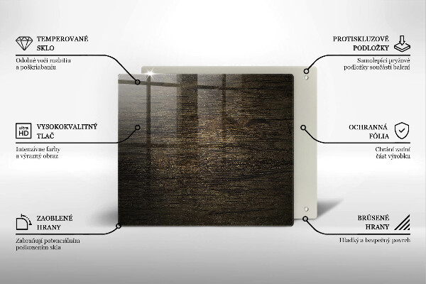 Protector encimera Textura de corteza de madera