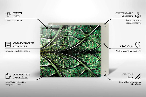 Protector encimera Estructura de las venas de la hoja