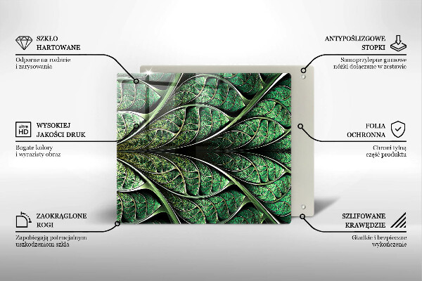 Protector encimera Estructura de las venas de la hoja