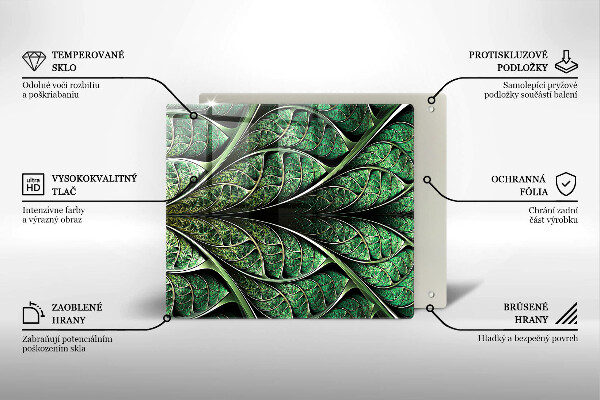 Protector encimera Estructura de las venas de la hoja