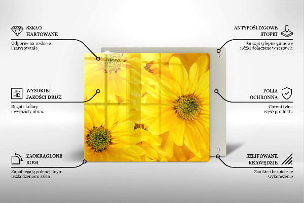 Protector encimera Pétalos de flor