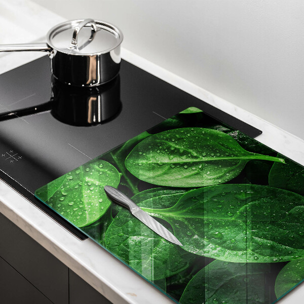 Protector encimera Hojas de albahaca