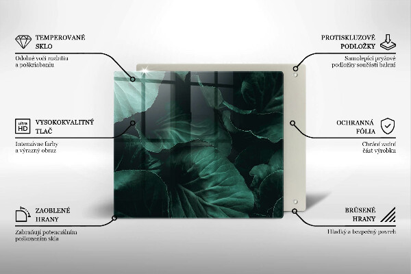 Protector encimera Hojas oscuras salvajes