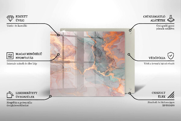 Protector encimera Mármol con oro