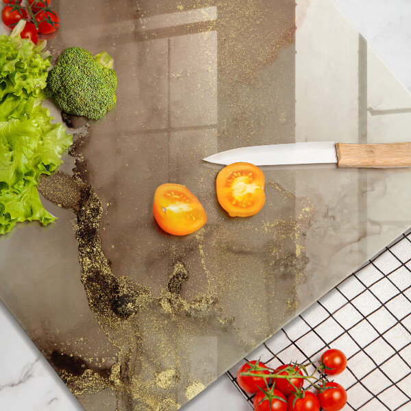 Protector encimera Abstracción de oro