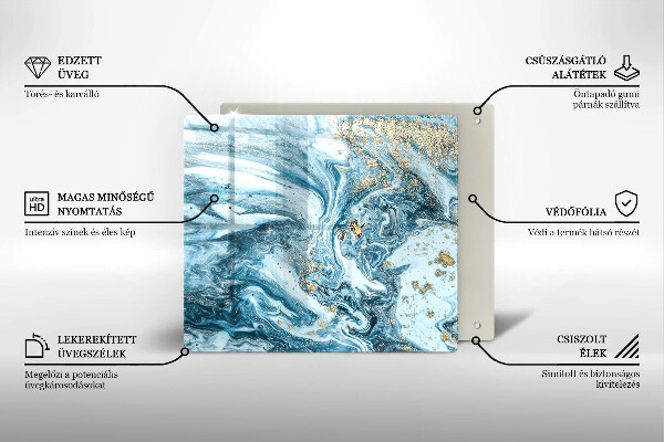 Protector encimera Estructura con oro