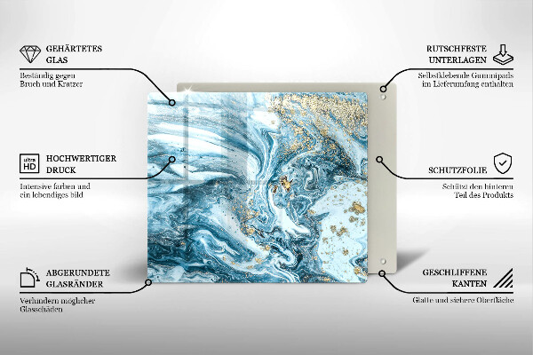 Protector encimera Estructura con oro