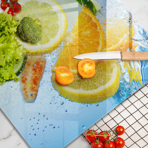 Protector encimera Agua jugosa de cítricos