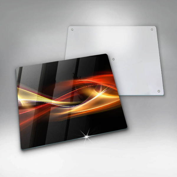 Protector encimera Luz y humo abstractos