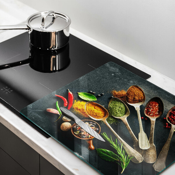 Protector encimera Cucharas de cocina de especias