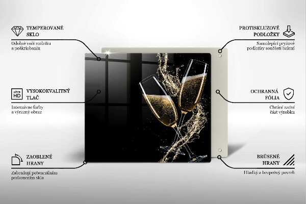 Protector encimera Copas de champán