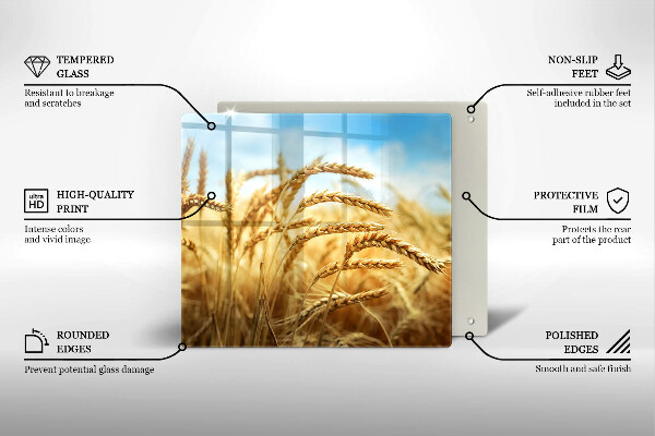 Protector encimera Espigas de cereales en el campo