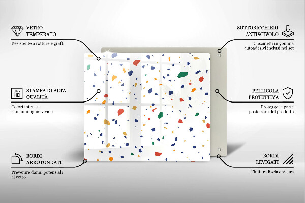 Protector encimera Gres colorido