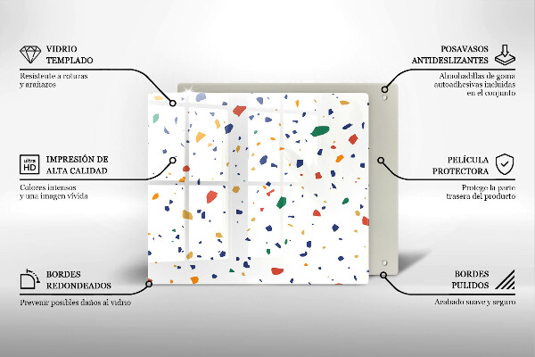 Protector encimera Gres colorido