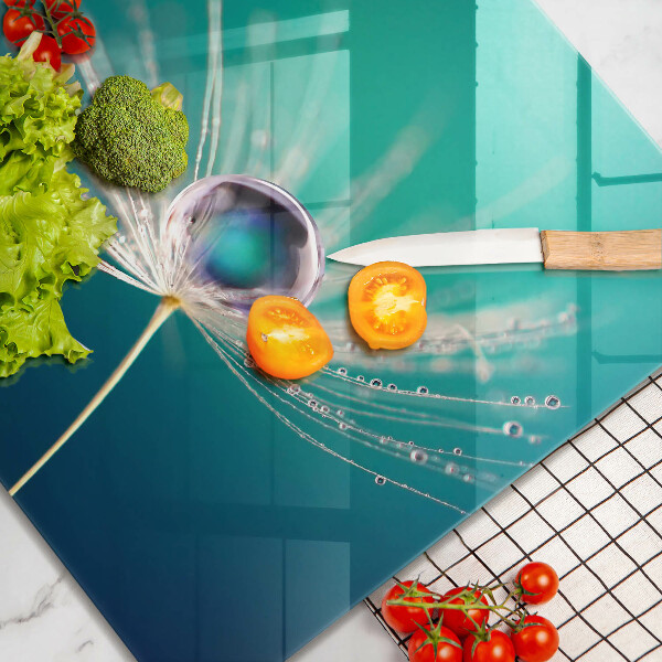 Protector encimera Rocío sobre un diente de león