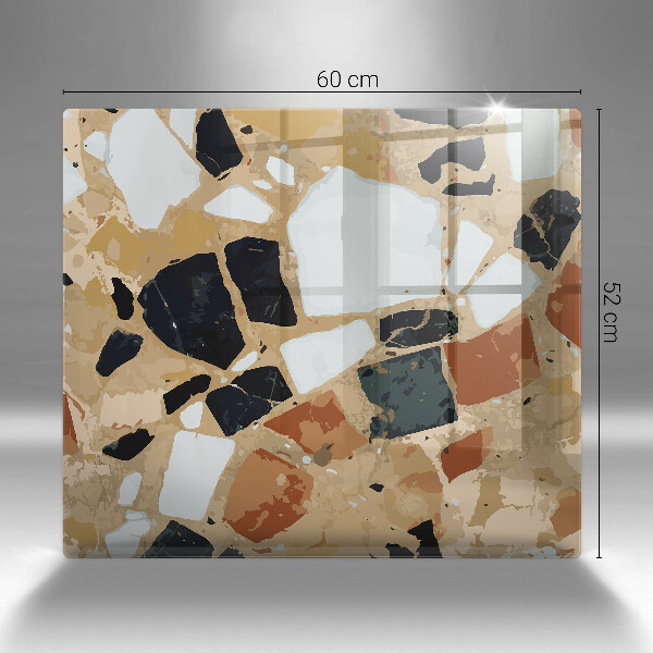 Protector encimera Plato de piedras decorativas