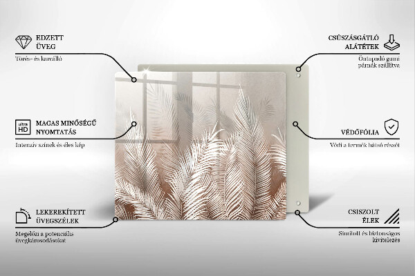 Protector encimera Hojas de vegetación boho