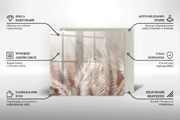 Protector encimera Hojas de vegetación boho