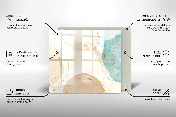 Protector encimera Formas bohemias brillantes