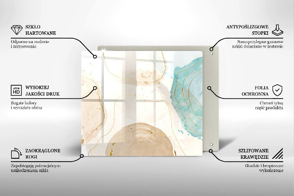 Protector encimera Formas bohemias brillantes