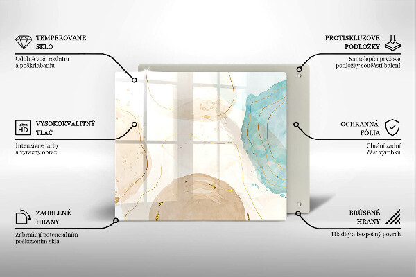 Protector encimera Formas bohemias brillantes