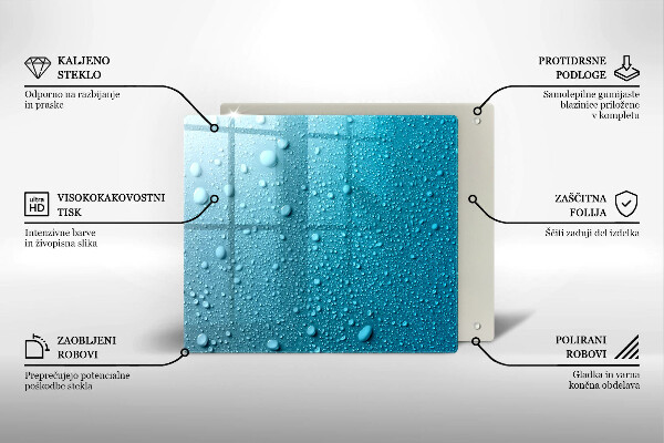 Protector encimera Gotas de agua