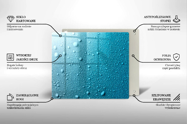 Protector encimera Gotas de agua