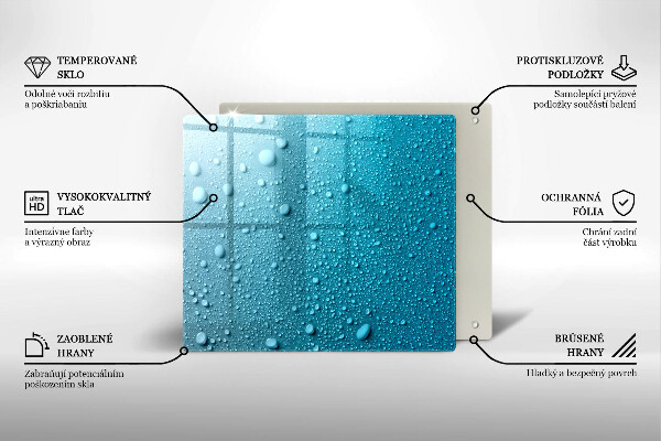 Protector encimera Gotas de agua