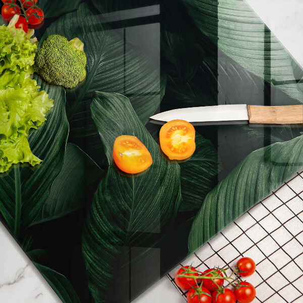 Protector encimera Hojas oscuras