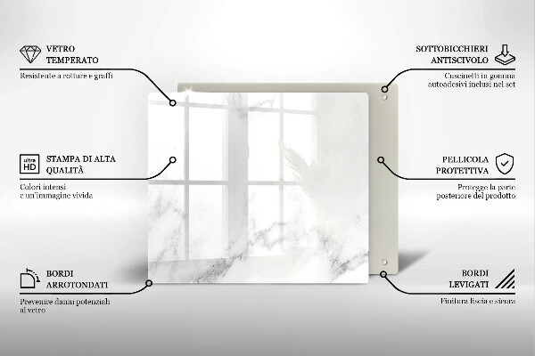 Protector encimera Mármol moderno