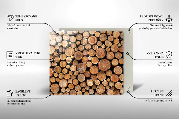 Protector encimera Troncos de árboles