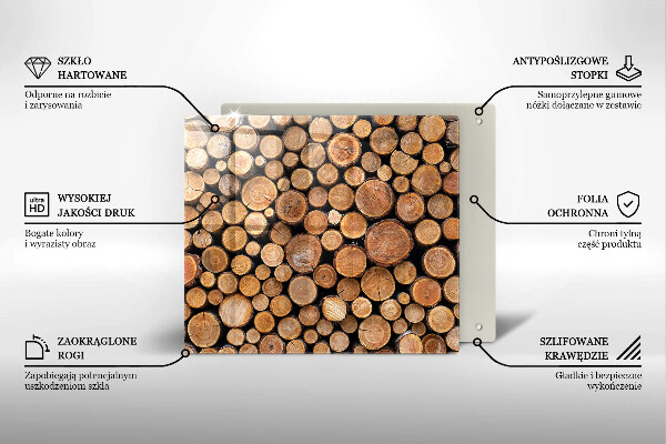 Protector encimera Troncos de árboles