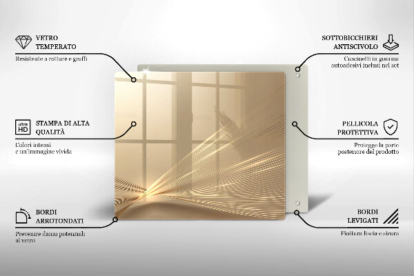 Protector encimera Abstracción moderna