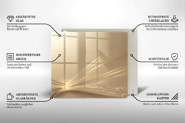 Protector encimera Abstracción moderna