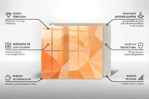 Protector encimera Fondo geométrico