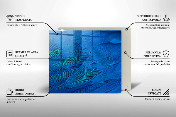 Protector encimera Plumas de ave