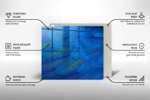 Protector encimera Plumas de ave