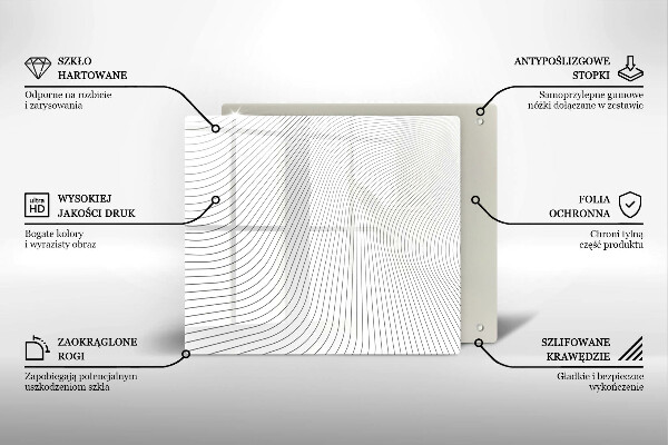 Protector encimera Patrón de líneas modernas