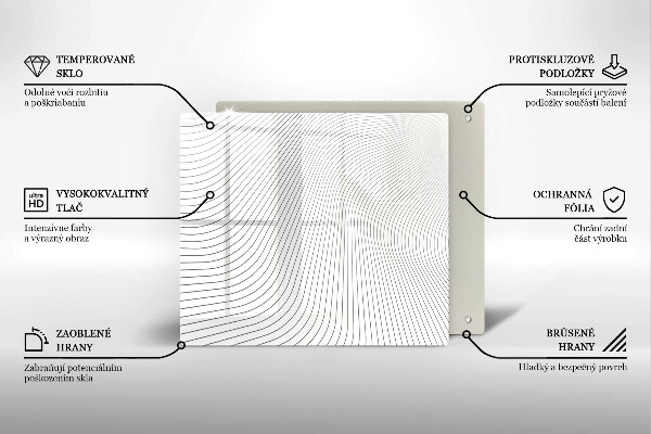 Protector encimera Patrón de líneas modernas