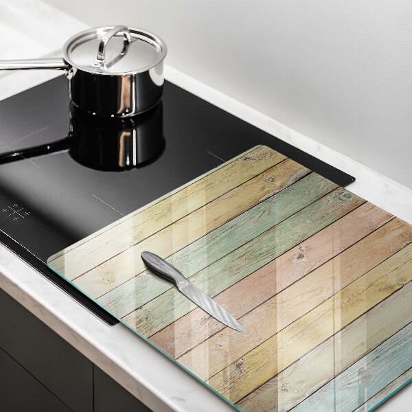 Protector encimera Tableros vintage coloridos
