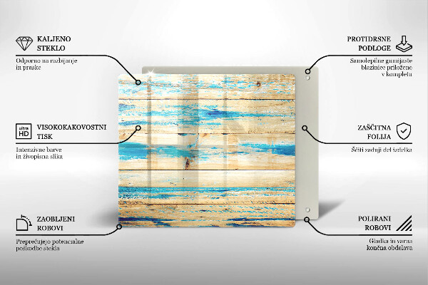 Protector encimera Tableros de madera retro