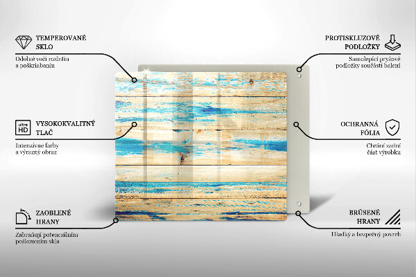 Protector encimera Tableros de madera retro